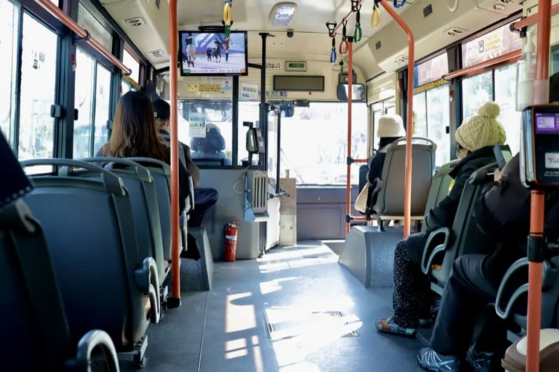 Staff travelling home together in a TransportPlus vehicle after a late shift in Cape Town